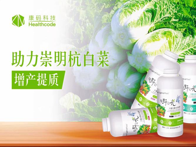 康码蛋白营养液 助力崇明杭白菜增产提质